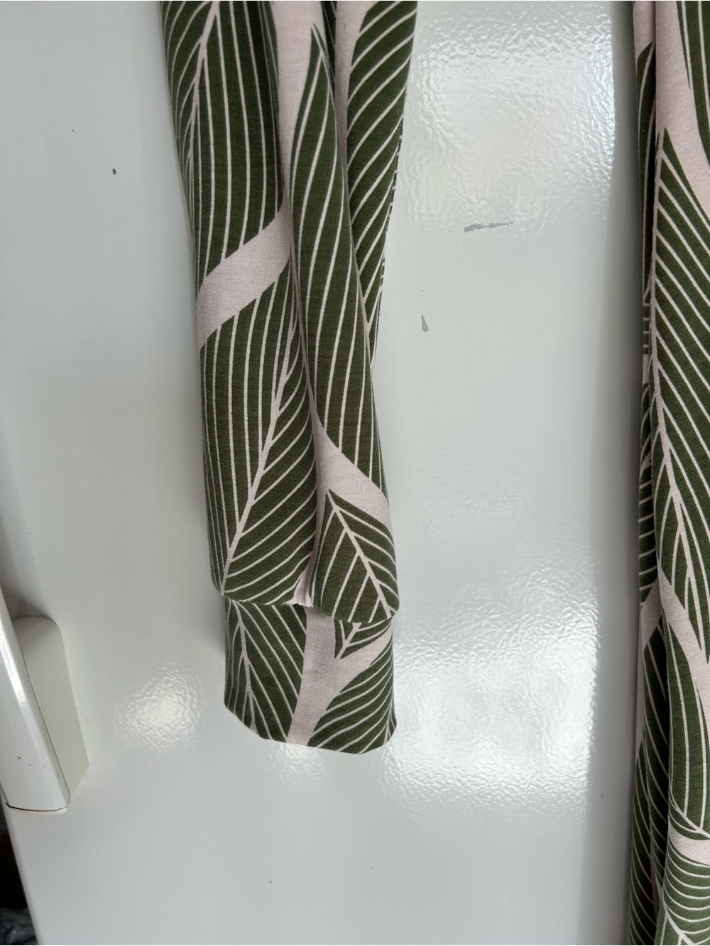 LuLaRoe Emily dress size XL olive green cream pockets - Picture 6 of 15